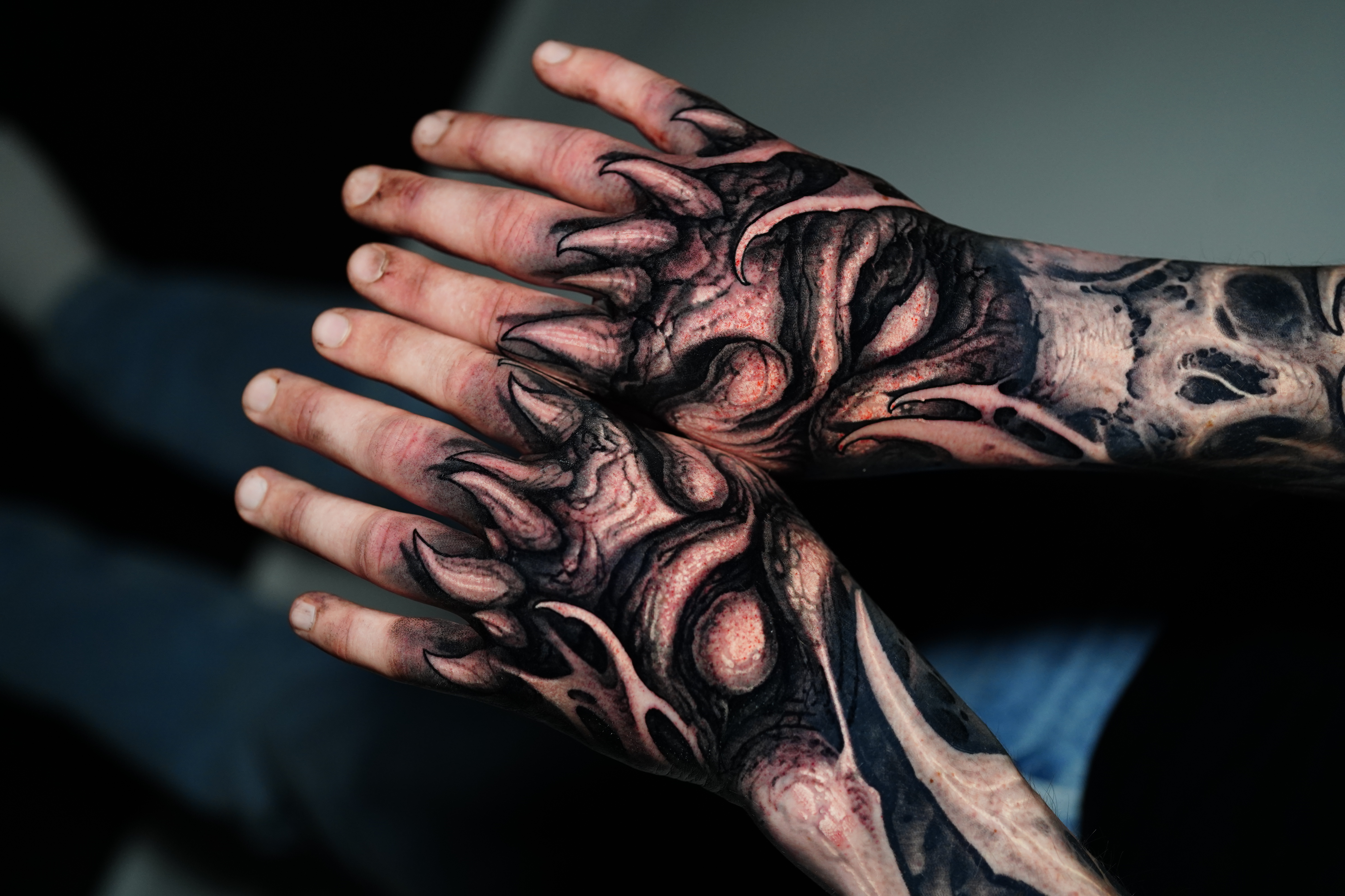 Hand tattoos